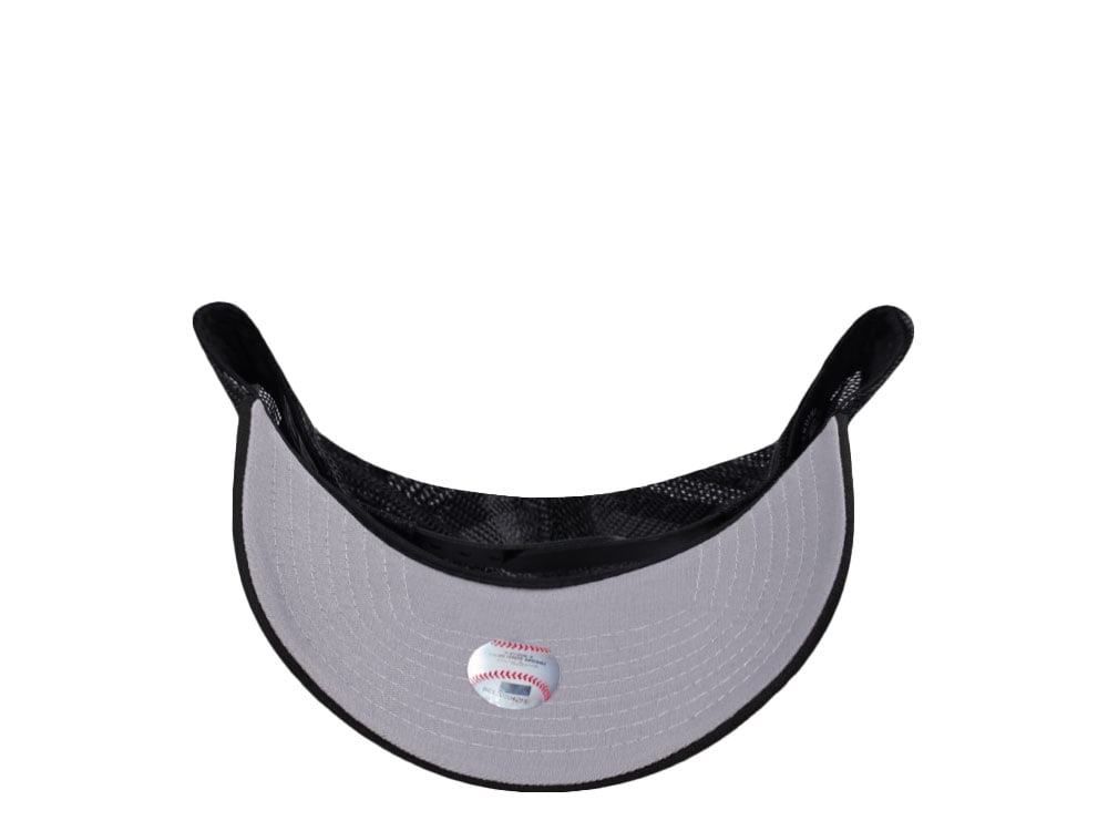 New Era Chicago White Sox Black Metallic Trucker Edition 9Forty A Frame Snapback Casquette