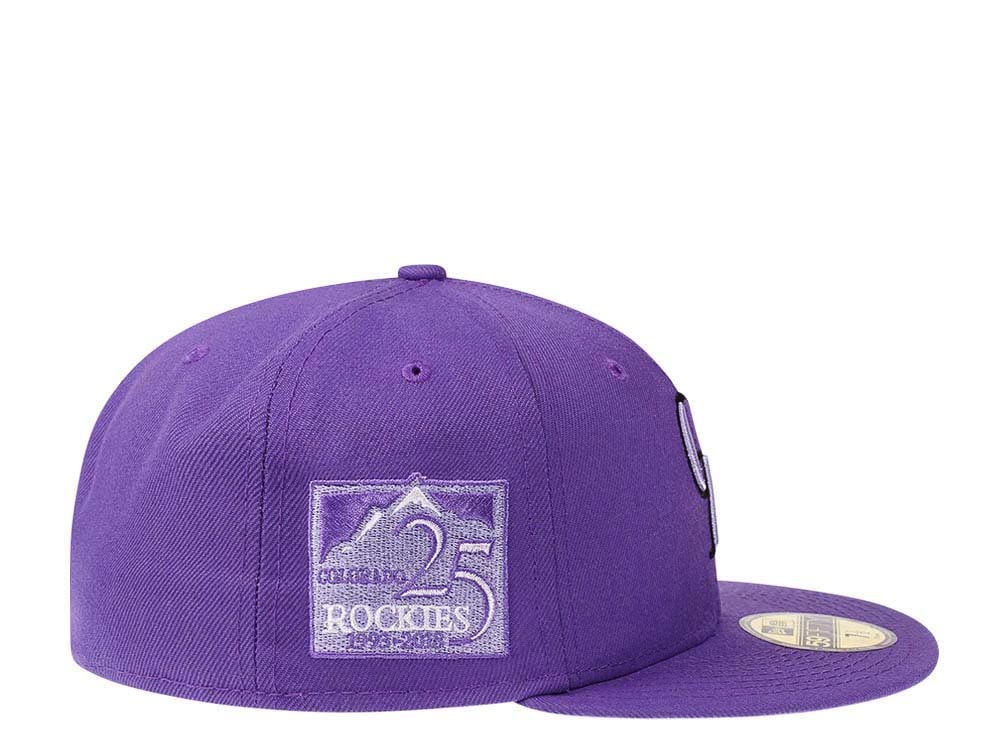 New Era Colorado Rockies 25th Anniversary Purple Infusion Edition 59Fifty Fitted Casquette