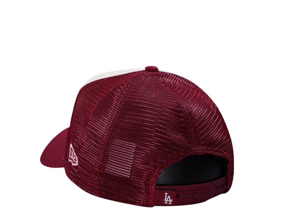 New Era Los Angeles Dodgers Rose Chrome Two Tone Edition 9Forty A Frame Trucker Snapback Casquette