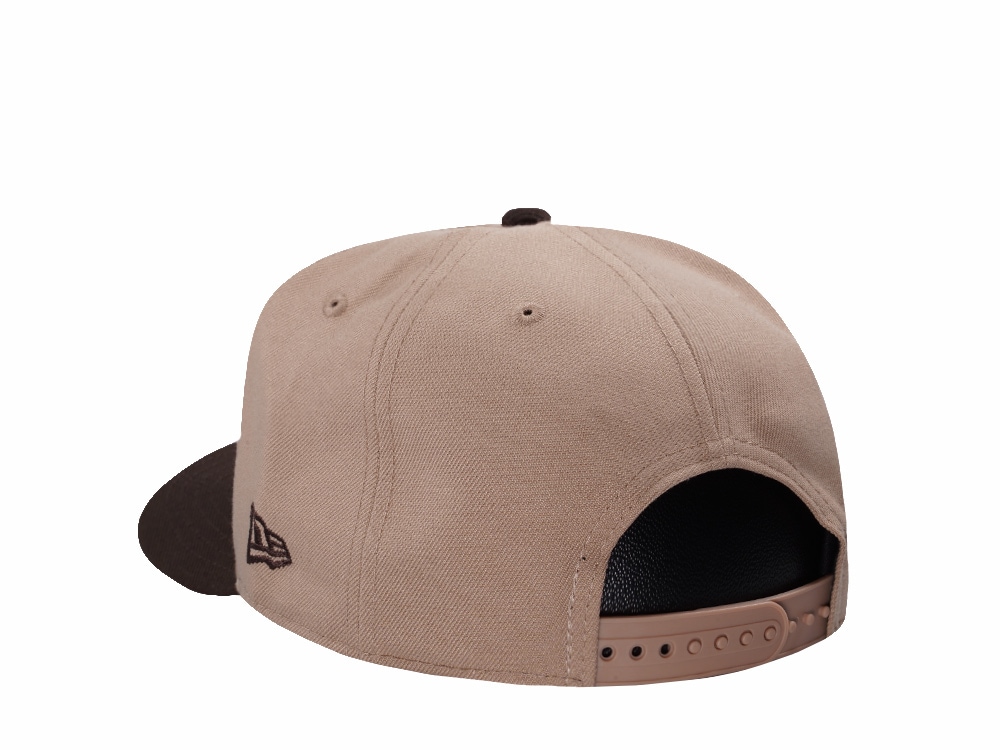 New Era Texas Rangers 40th Anniversary Camel Two Tone Edition 9Fifty A Frame Snapback Casquette