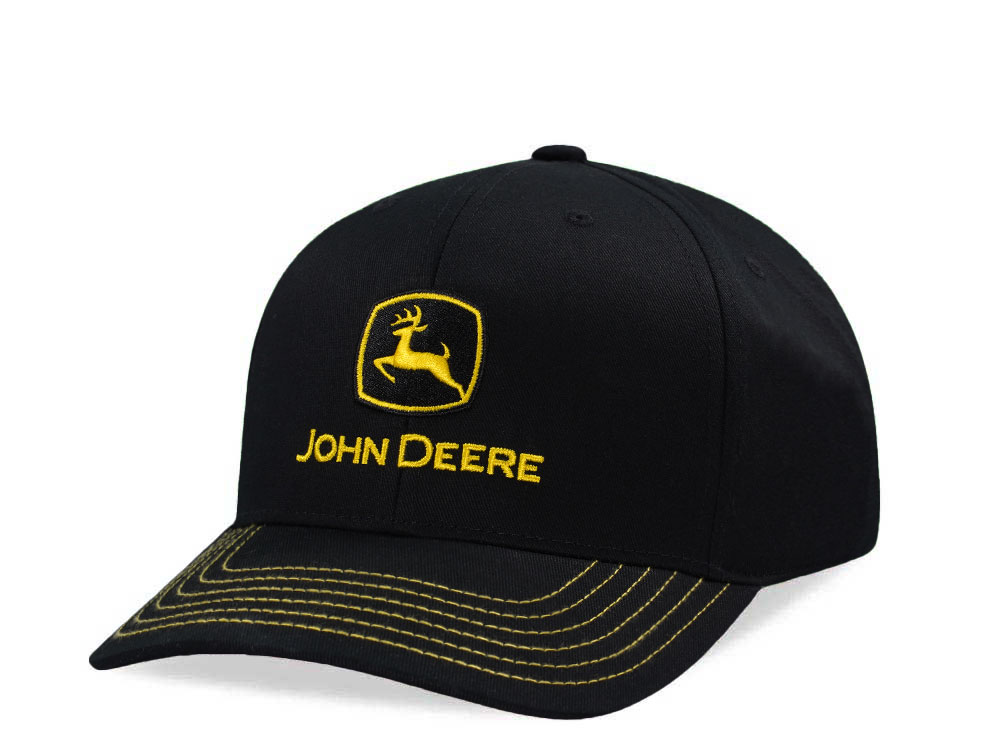 John Deere Moline 112 Black Snapback Casquette