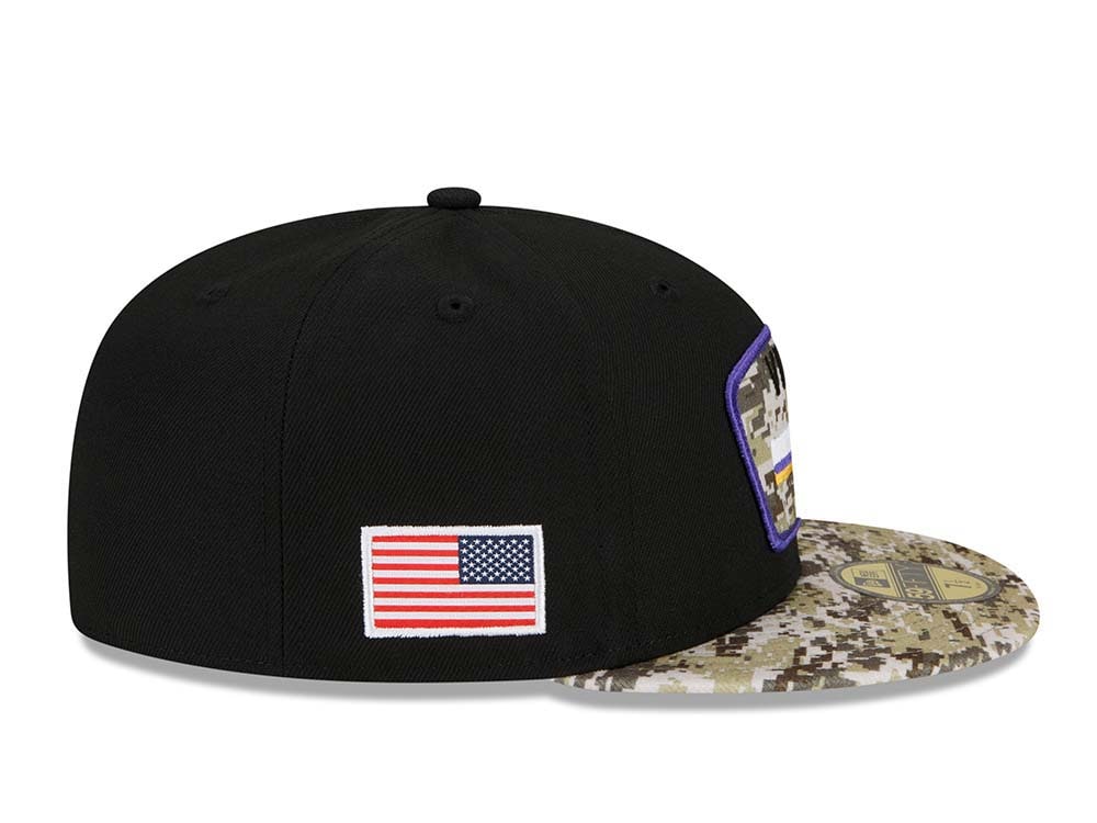 New Era Minnesota Vikings Salute to Service 21 59Fifty Fitted Casquette