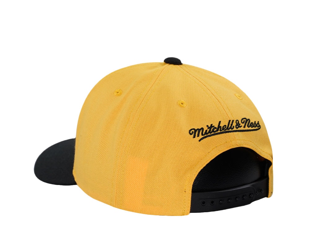 Mitchell & Ness Pittsburgh Penguins Pro Crown Fit Vintage Yellow Snapback Casquette