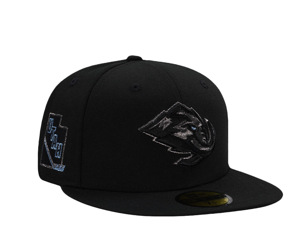 New Era Utah Mammoth Black on Black Prime Edition 59Fifty Fitted Casquette
