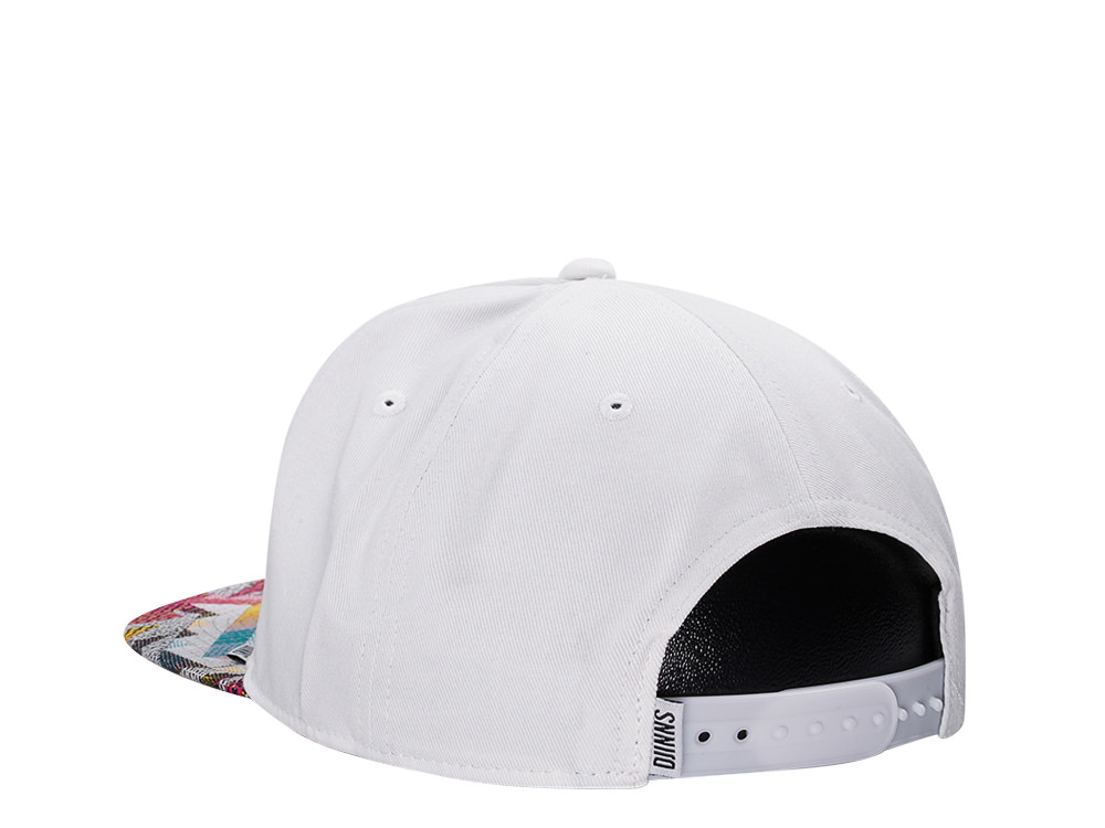 Djinns Rubber Aztek White Snapback Casquette