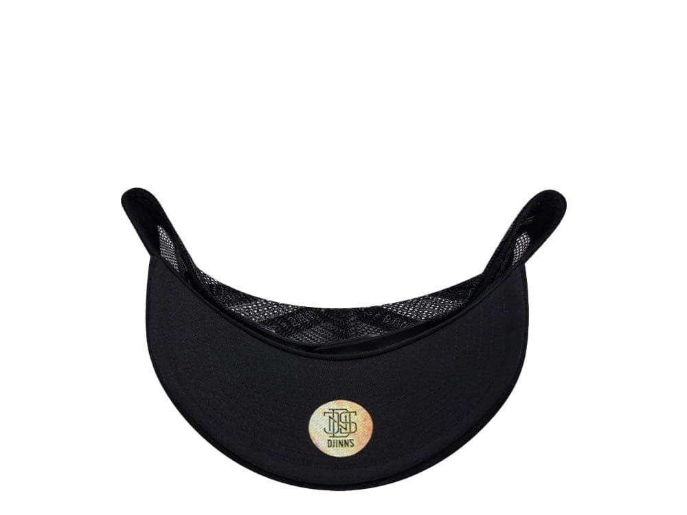 Djinns Do Nothing Club Suede Black Trucker Snapback Casquette