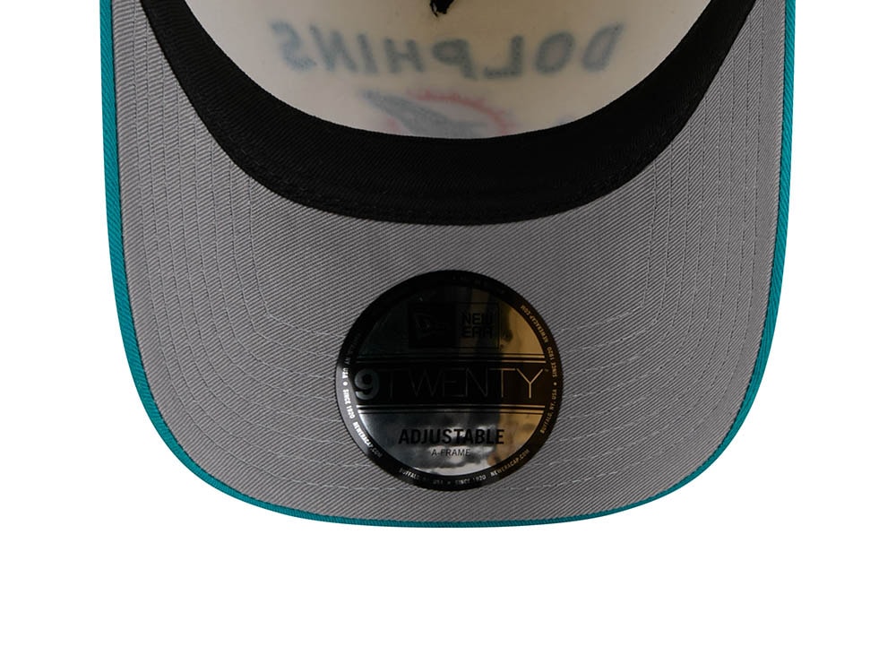 New Era Miami Dolphins 2025 Draft Edition 9Twenty A Frame Strapback Casquette