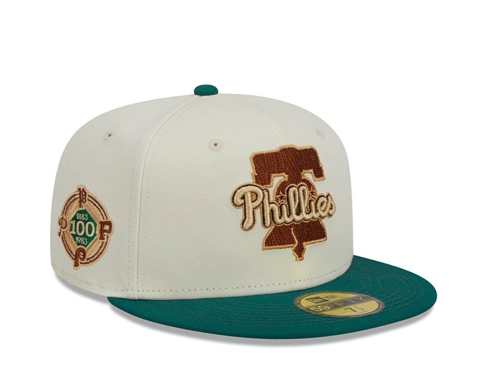 New Era Philadelphia Phillies 100th Anniversary Camp Two Tone Edition 59Fifty Fitted Casquette