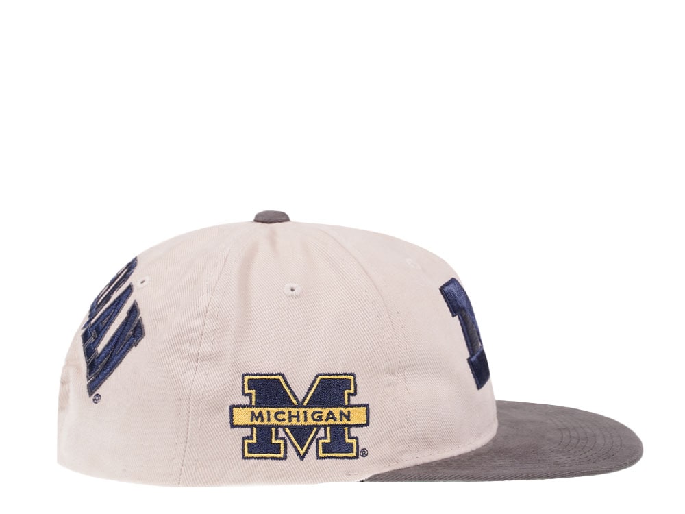 Mitchell & Ness Michigan Wolverines Deadstock Throwback Snapback Casquette