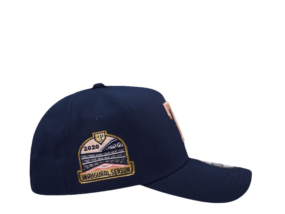 New Era Texas Rangers Inaugural Season 1972 Navy Prime Edition 9Forty A Frame Snapback Casquette