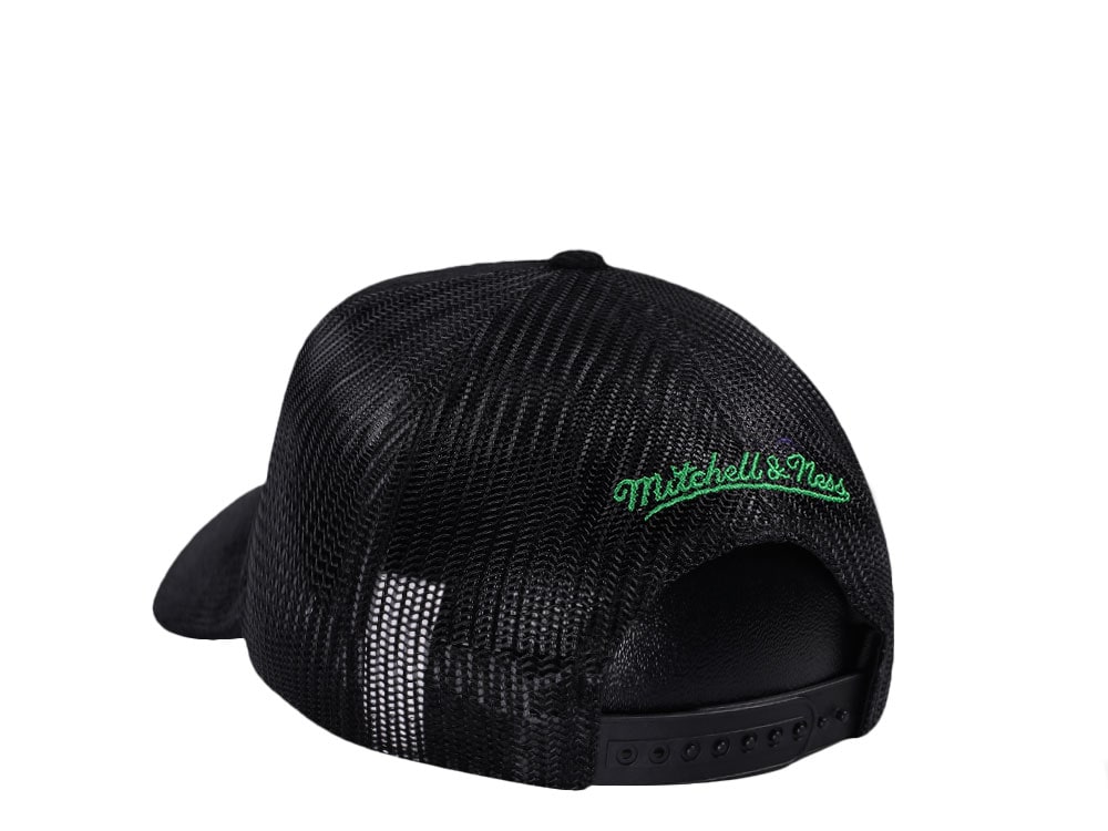 Mitchell & Ness Seattle Supersonics Times up Black Cord Hardwood Classic Trucker Snapback Casquette