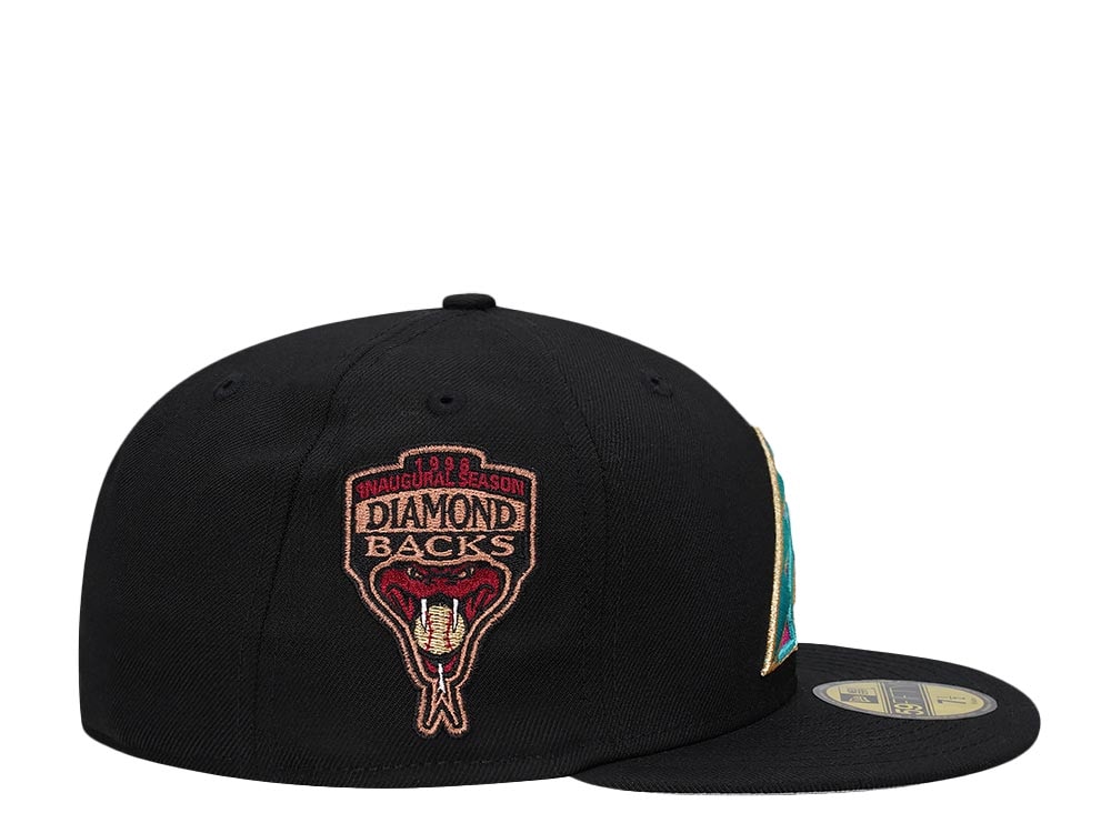 New Era Arizona Diamondbacks Inaugural Season 1998 Black Edition 59Fifty Fitted Casquette