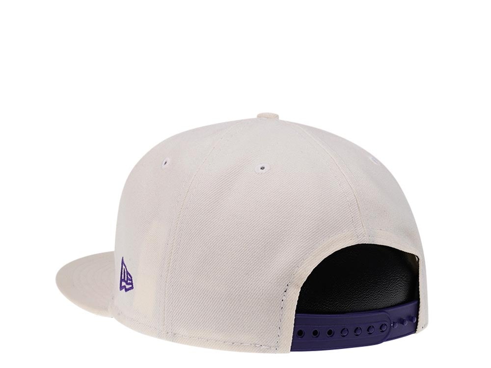 New Era Utah Jazz Bear Chrome White Edition 9Fifty Snapback Casquette