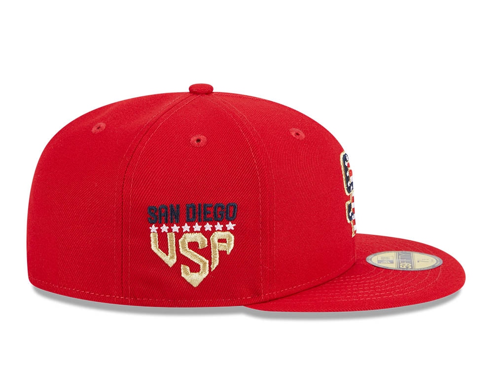 New Era San Diego Padres 4th of July 23 59Fifty Fitted Casquette