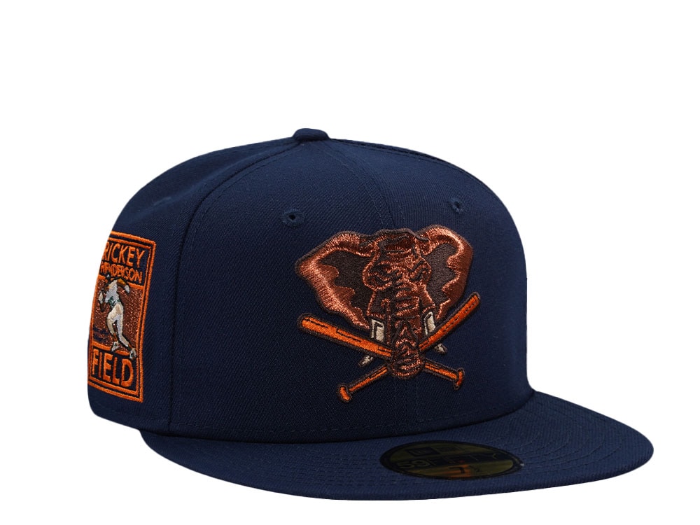 New Era Oakland Athletics Rickey Henderson Filed Copper Prime Edition 59Fifty Fitted Casquette