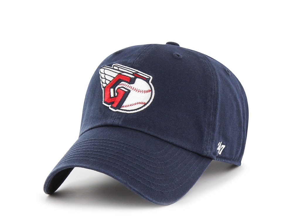 47Brand Cleveland Guardians Navy Clean up Strapback Casquette