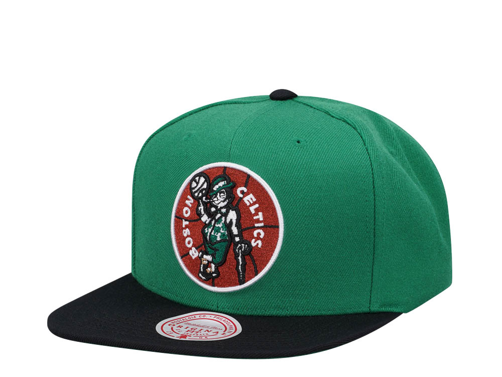 Mitchell & Ness Boston Celtics Team Two Tone 2.0 Green Snapback Casquette