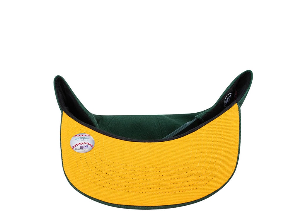 47Brand Oakland Athletics World Series 1989 Dark Green Sure Shot Under Captain Snapback Casquette