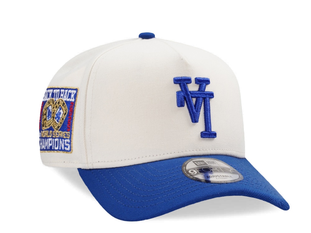 New Era Los Angeles Dodgers Back to Back Upside Down Chrome Two Tone Edition 9Forty A Frame Snapback Casquette