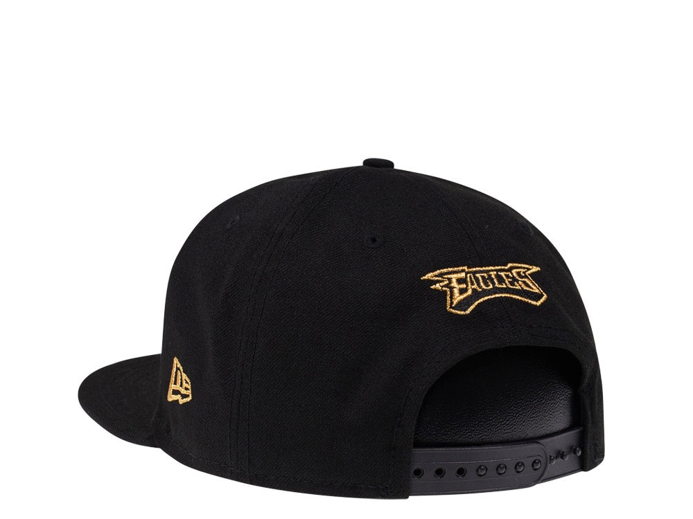 New Era Philadelphia Eagles Black and Gold Edition 9Fifty Snapback Casquette