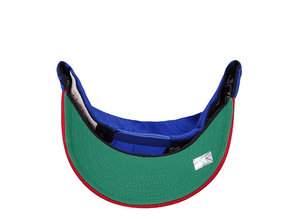 Mitchell & Ness Washington Bullets Team Two Tone 2.0 Hardwood Classic Red Flex Snapback Casquette