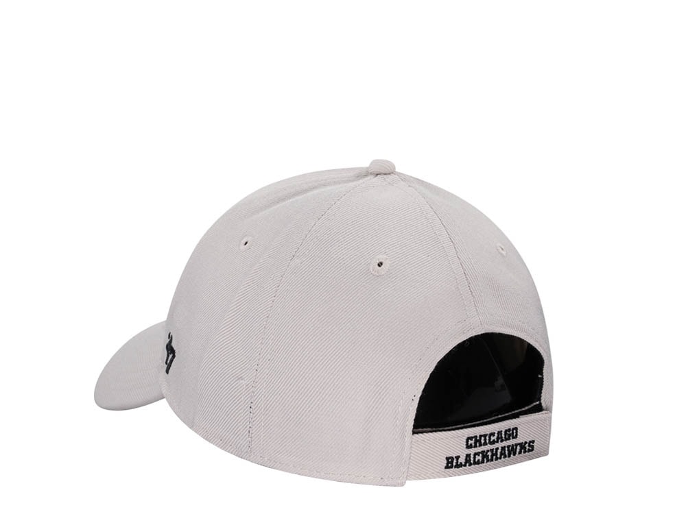 47Brand Chicago Blackhawks Bone MVP Strapback Casquette