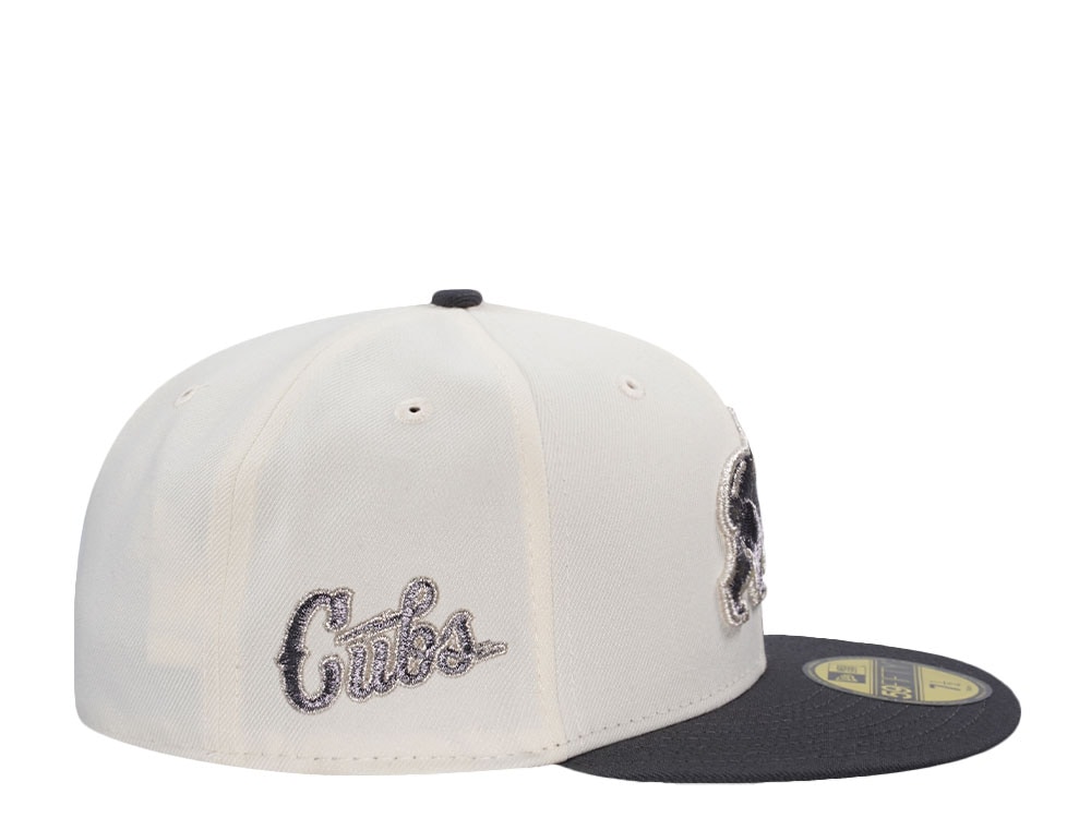 New Era Chicago Cubs Metallic Chrome Two Tone Edition 59Fifty Fitted Casquette