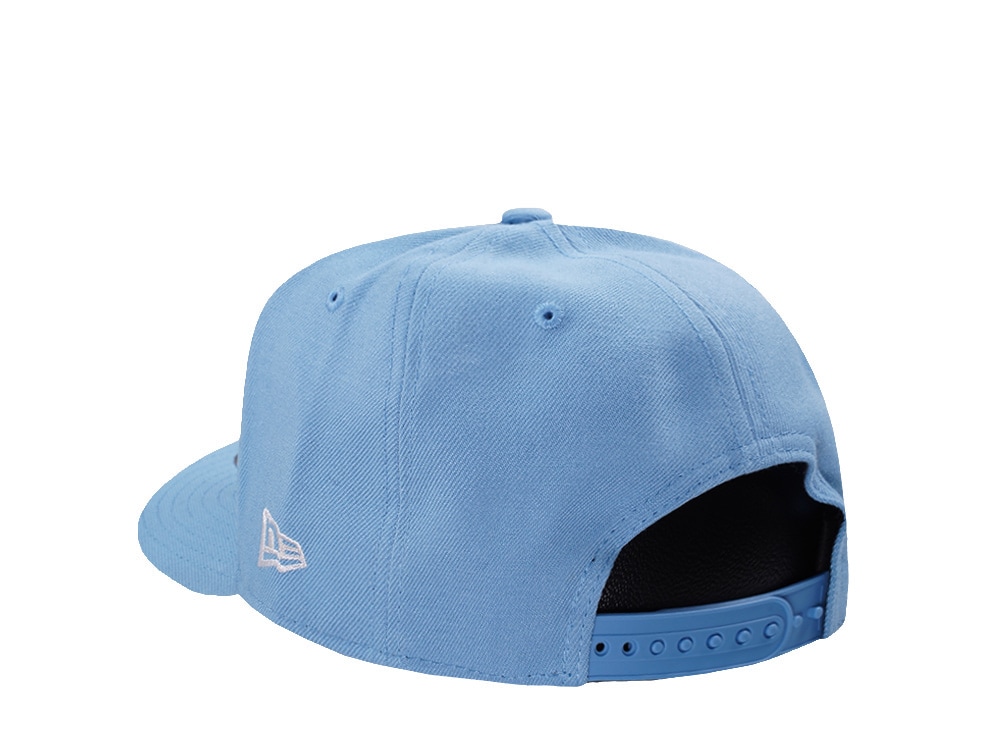 New Era Utah Mammoth Inaugural Season Sky Blue Prime Edition 9Fifty A Frame Snapback Casquette