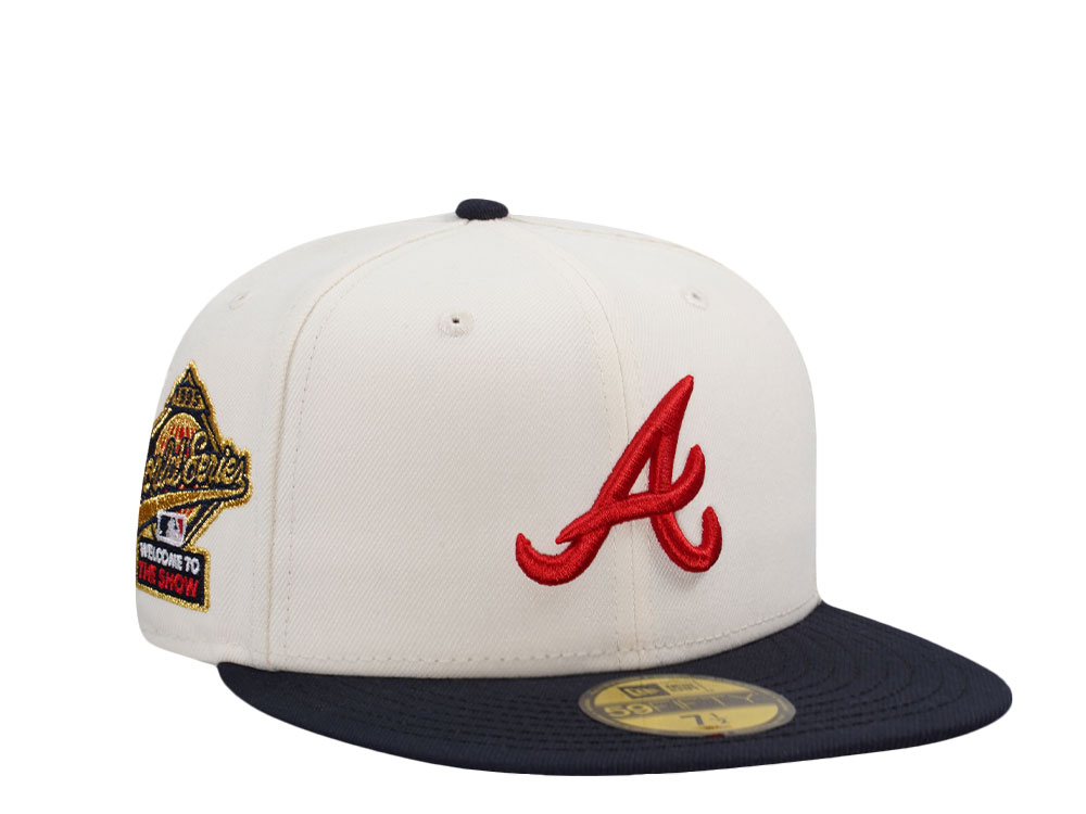 New Era Atlanta Braves World Series 1995 The Show Chrome Two Tone Edition 59Fifty Fitted Casquette