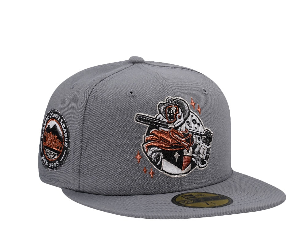 New Era Sugarland Space Cowboys Metallic Gray Prime Edition 59Fifty Fitted Casquette