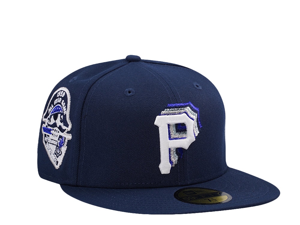New Era Pittsburgh Pirates All Star Game 1959 Ocean Blue Horror Edition 59Fifty Fitted Casquette