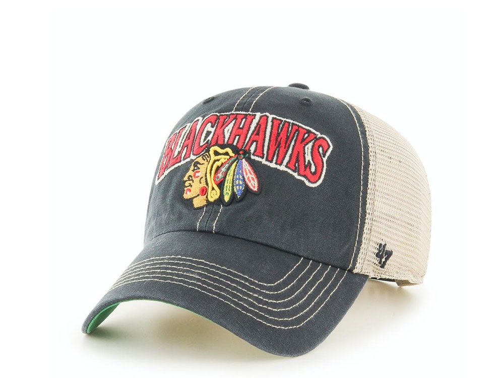 47Brand Chicago Blackhawks Tuscaloosa Clean Up Trucker Snapback Casquette