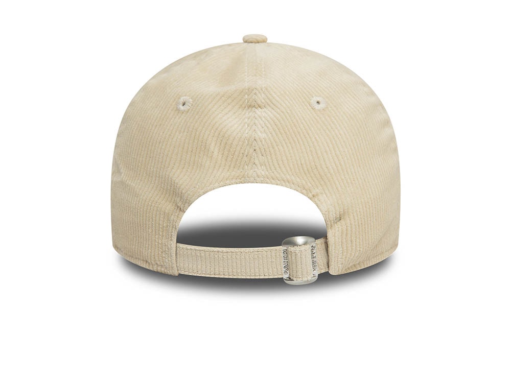 New Era New York Yankees Block Corduroy White 9Twenty Strapback Casquette