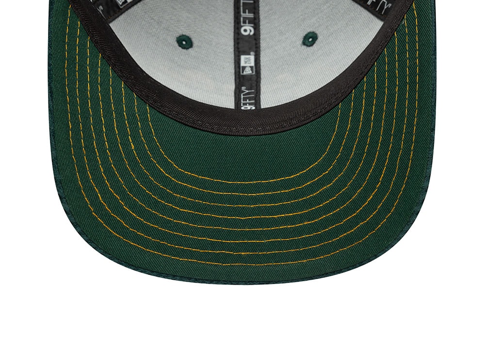 New Era Cap & Claw Cord Dark Green 9Fifty Trucker Snapback Casquette