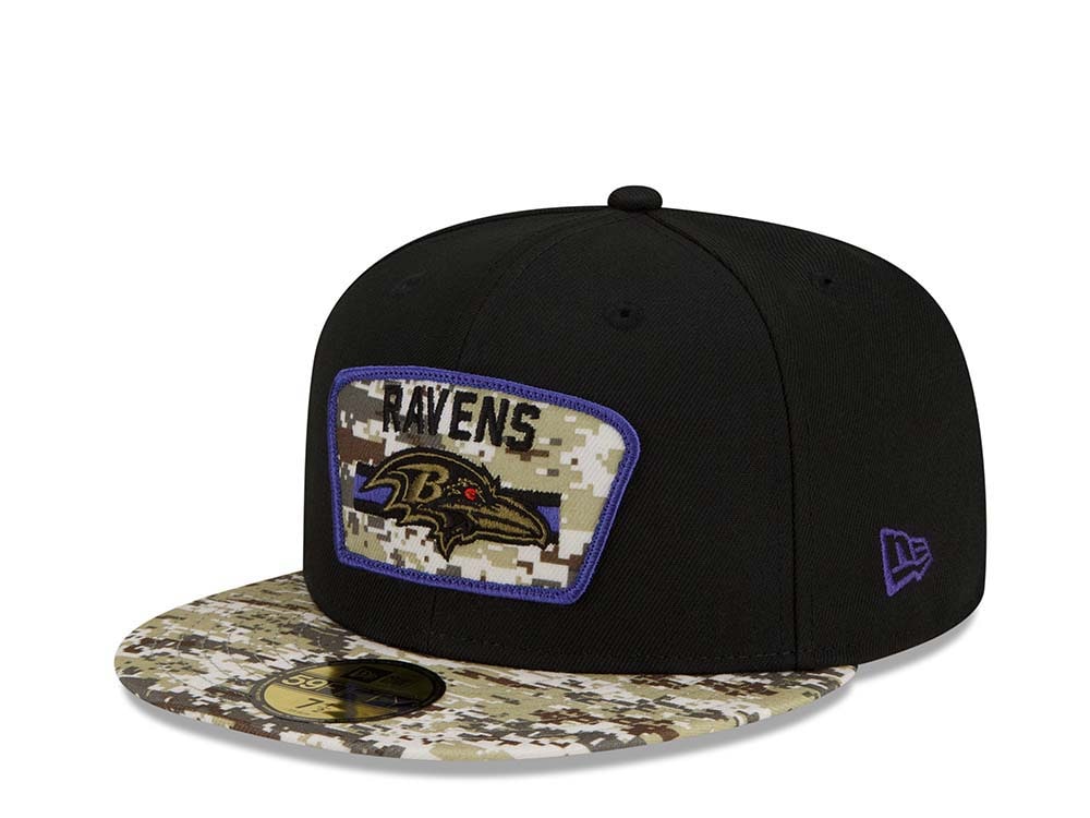 New Era Baltimore Ravens Salute to Service 21 59Fifty Fitted Casquette