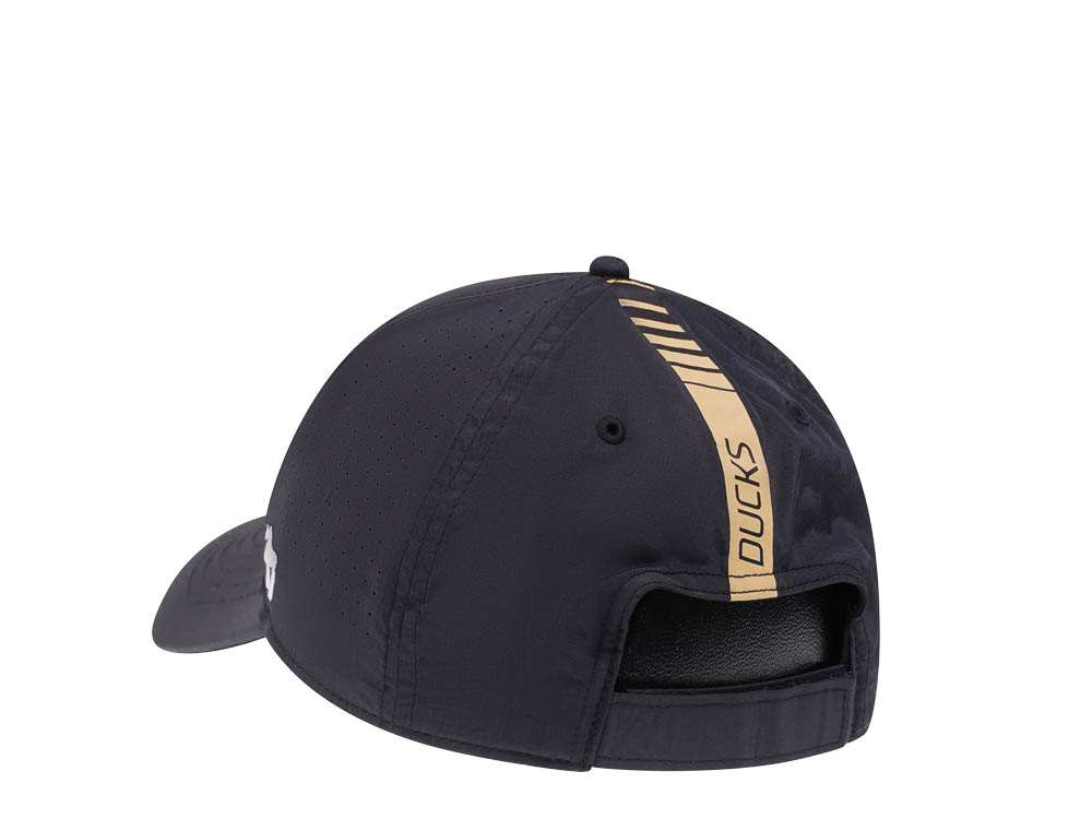 47Brand Anaheim Ducks Black Back Line Nylon Strapback Casquette