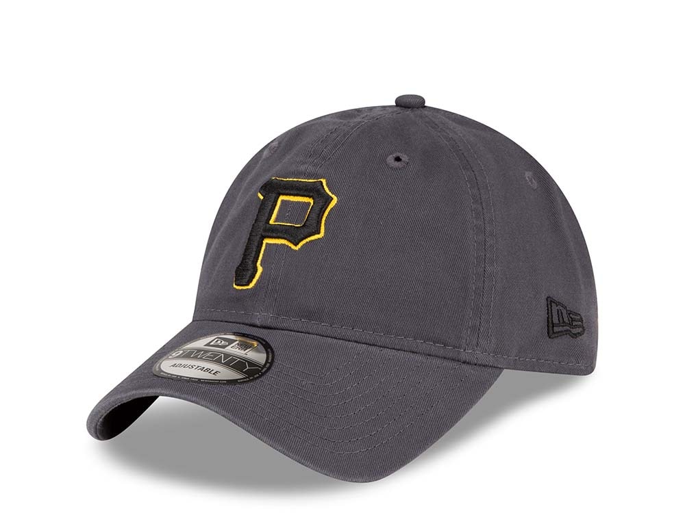 New Era Pittsburgh Pirates Gray Core Classic 9Twenty Strapback Casquette