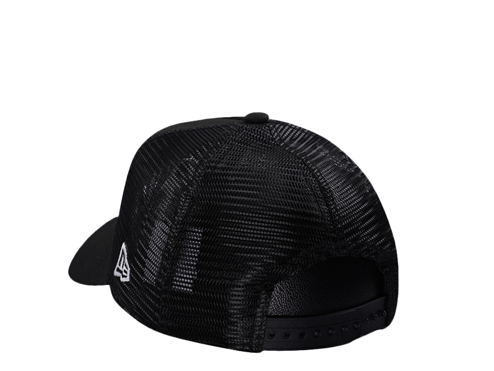 New Era Sacramento Kings Black Prime Edition 9Forty A Frame Trucker Snapback Casquette