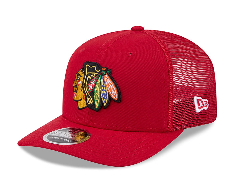 New Era Chicago Blackhawks Red Edition 9Seventy Trucker Snapback Casquette