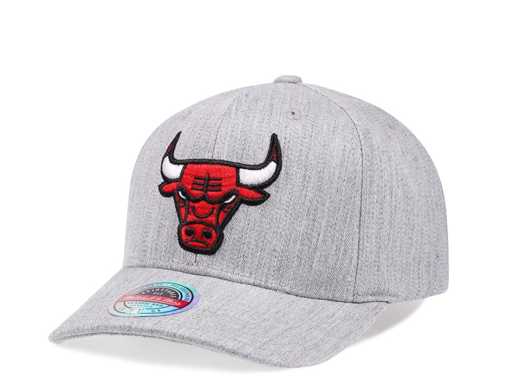 Mitchell & Ness Chicago Bulls Heather Red Line Flex Snapback Casquette