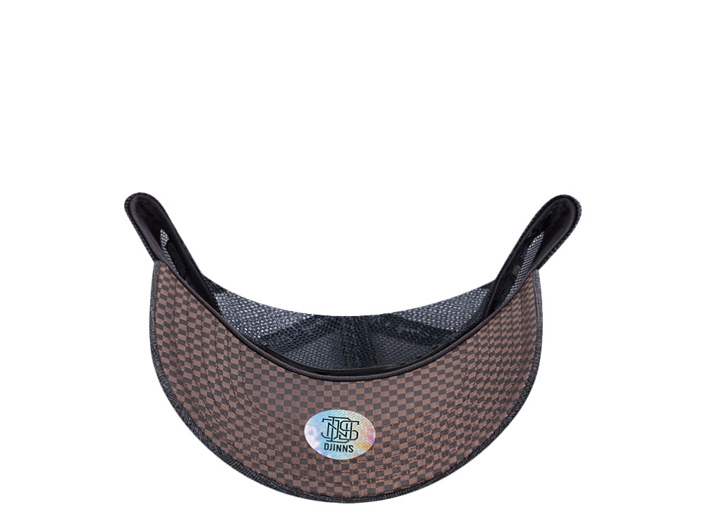 Djinns HFT Glencheck Grey Trucker Snapback Casquette