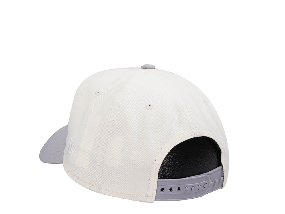 New Era Boston Red Sox 90th Anniversary Chrome Metallic Two Tone Edition 9Forty A Frame Snapback Casquette