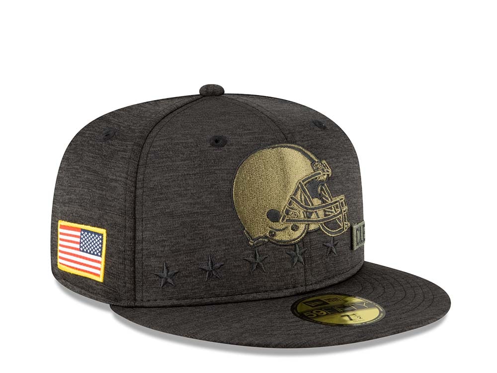 New Era Cleveland Browns Salute to Service 2020 Fitted 59Fifty Casquette