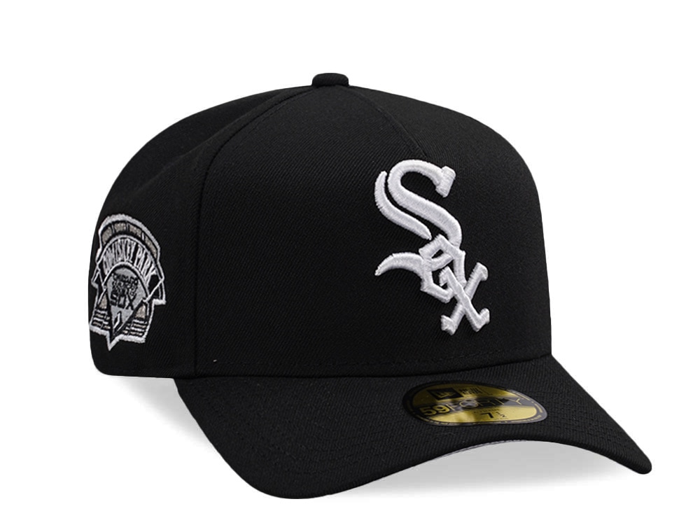 New Era Chicago White Sox Comiskey Park Black Prime Edition 59Forty A Frame Fitted Casquette