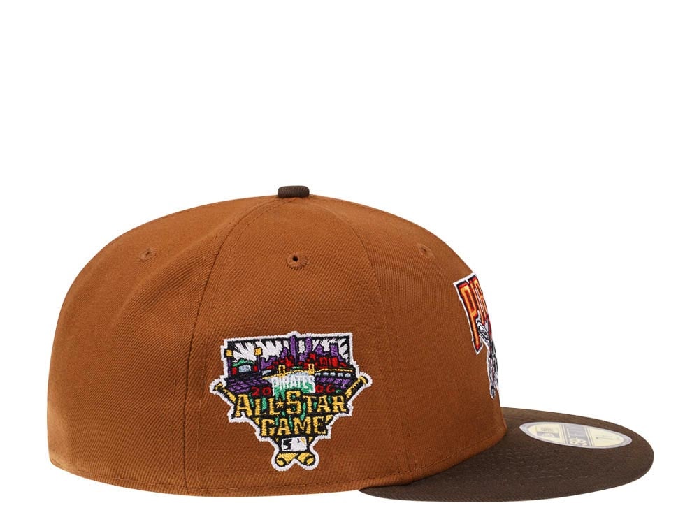 New Era Pittsburgh Pirates All Star Game 2006 Bourbon and Suede Edition 59Fifty Fitted Casquette