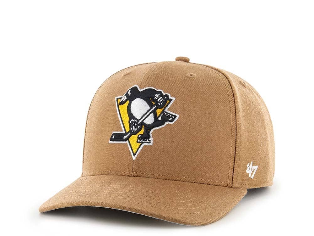 47Brand Pittsburgh Penguins Classic DP Camel Snapback Casquette