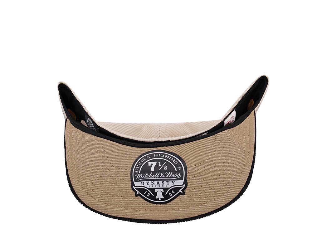 Mitchell & Ness Vegas Golden Knights Inaugural Season 17 Two Tone Cord Edition Dynasty Fitted Casquette