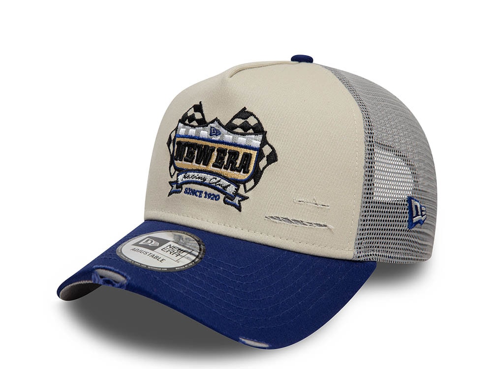 New Era Motorsport Racing Club Stone 9Forty A Frame Trucker Snapback Casquette