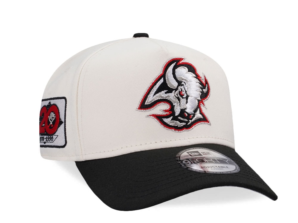New Era Buffalo Sabres 20th Anniversary Chrome Two Tone Edition 9Forty A Frame Snapback Casquette