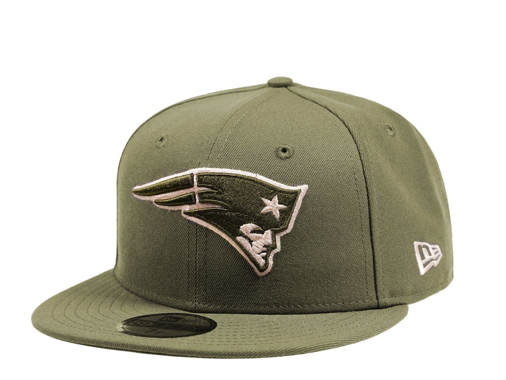 New Era New England Patriots Army Green Edition 59Fifty Fitted Casquette